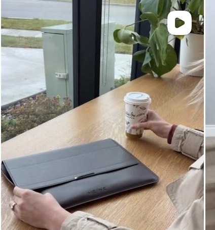 The Ergo Sleeve, in my work-from-café setup